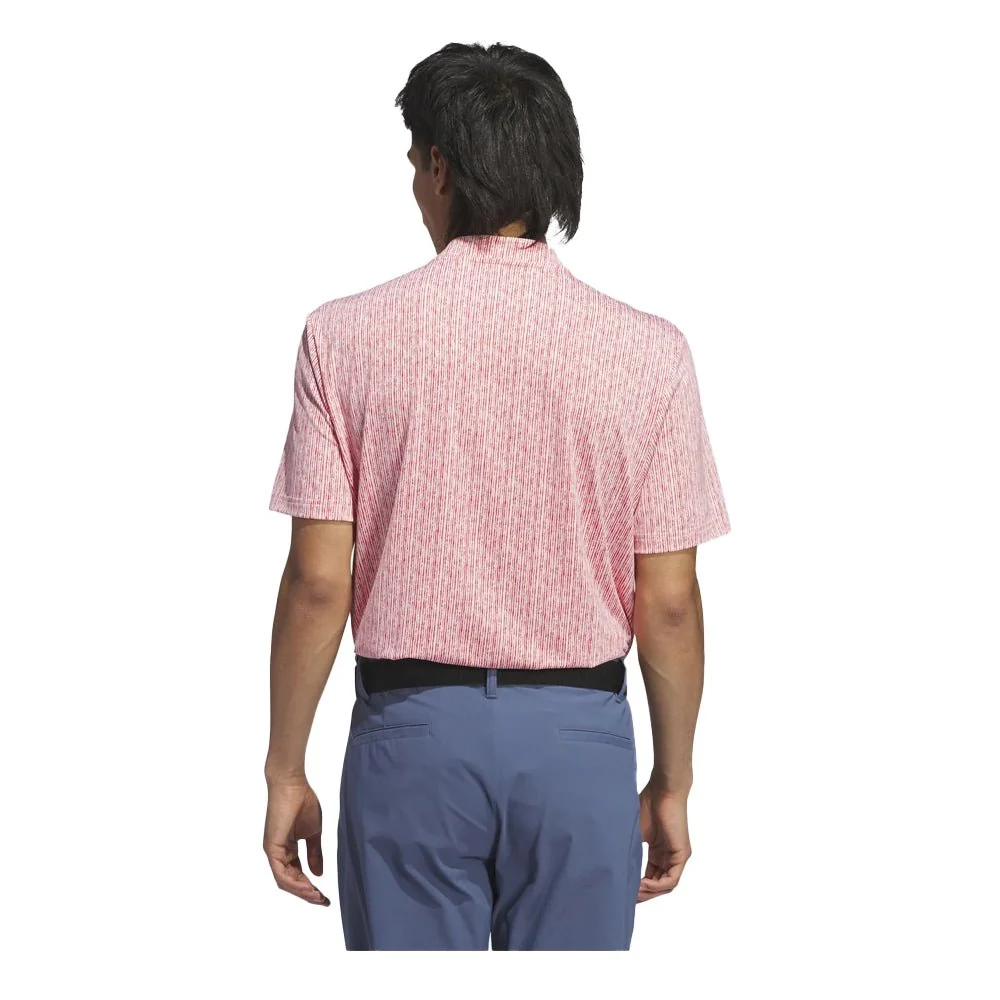 Adidas Ultimate365 Printed Sport Collar Golf Polo - Image 6