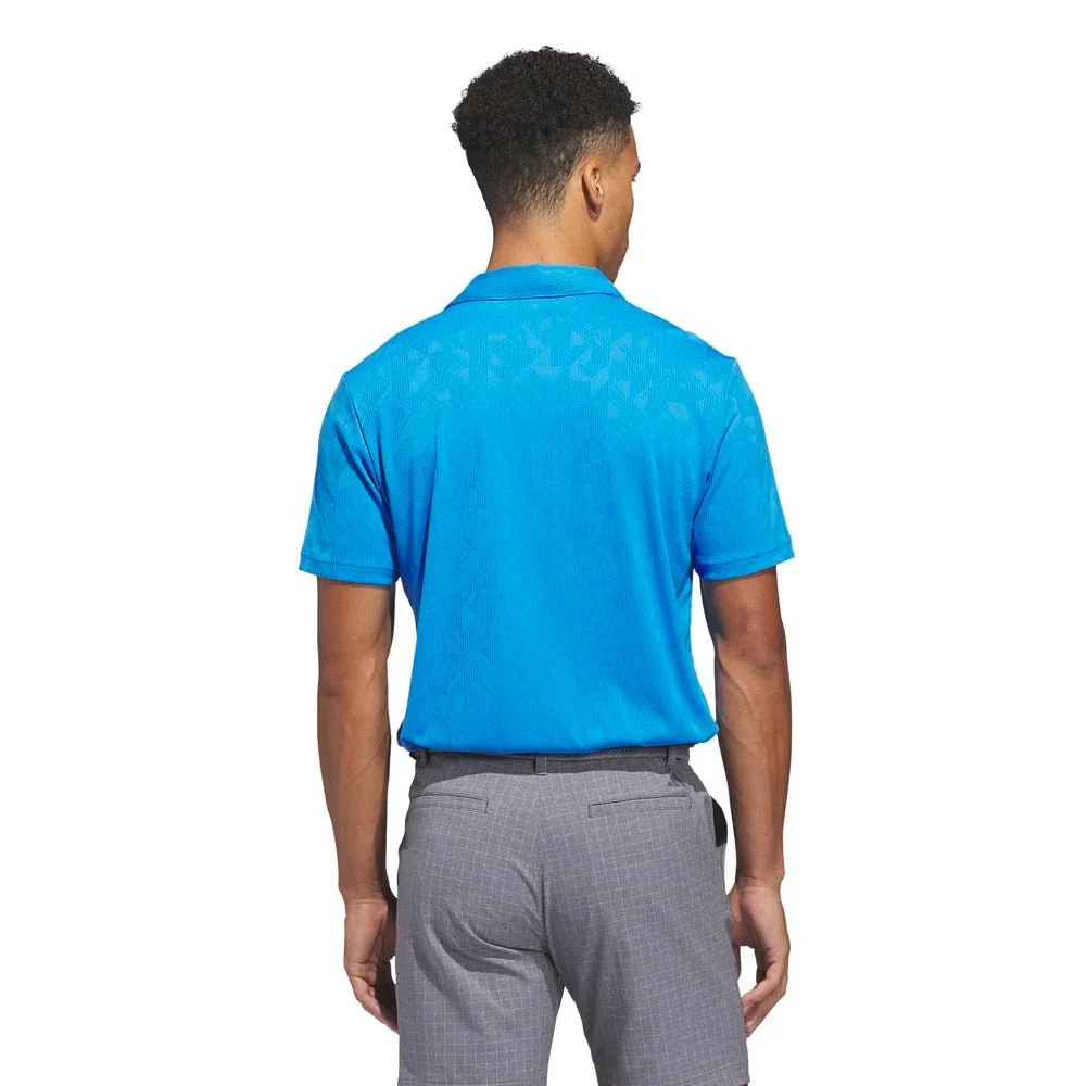 Adidas Ultimate365 Textured Jacquard Golf Polo - Image 3