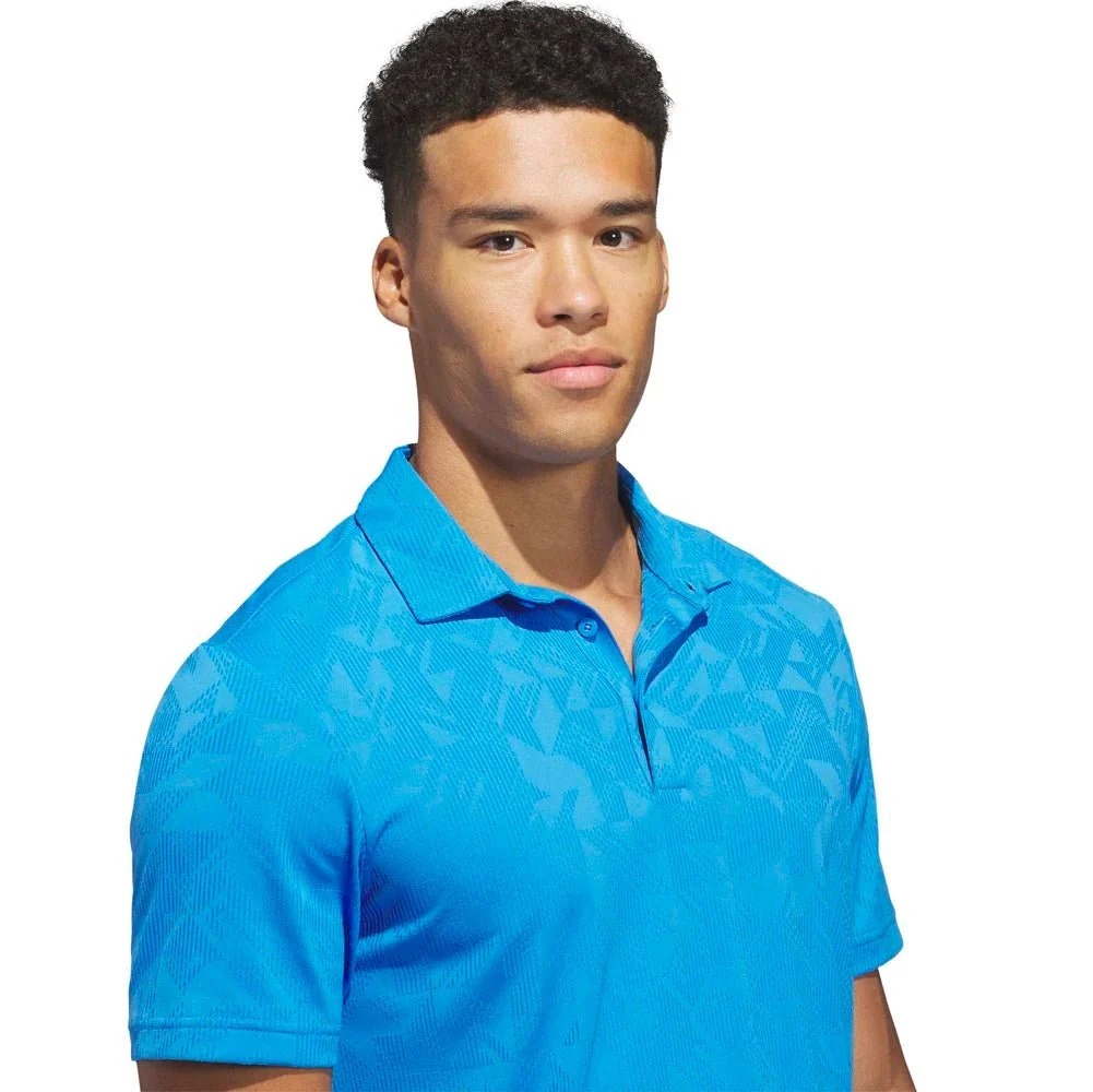 Adidas Ultimate365 Textured Jacquard Golf Polo - Image 4