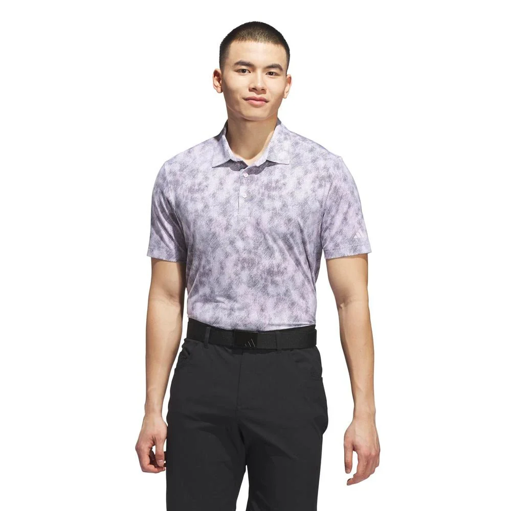 Adidas Ultimate365 Textured Print Golf Polo - Image 2