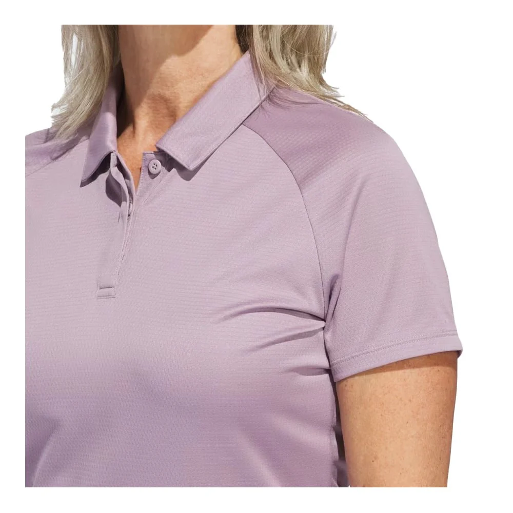 Adidas Women's Ultimate365 HEAT.RDY Textured Golf Polo - Image 3