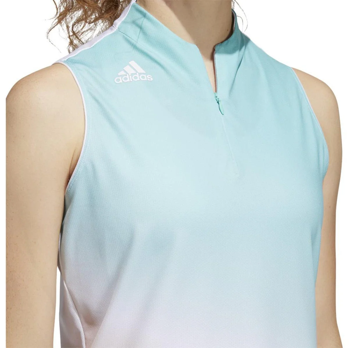 Adidas Women's AEROREADY Gradient Sleeveless Polo - Image 3