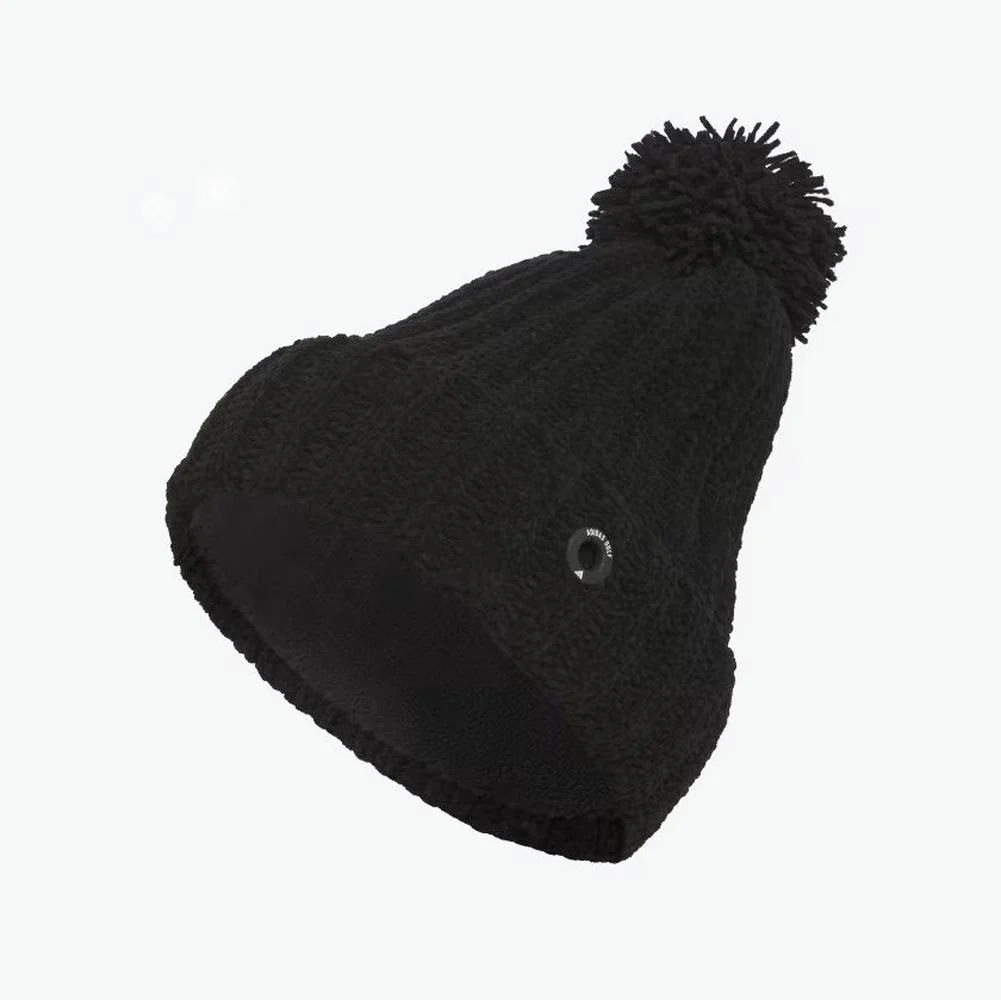 Adidas Women's Chenille Cableknit Pom Golf Beanie