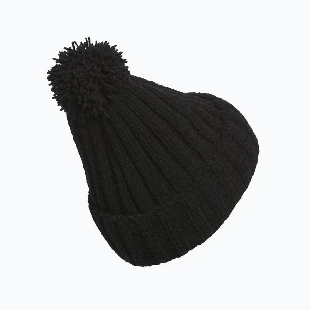 Adidas Women's Chenille Cableknit Pom Golf Beanie - Image 2