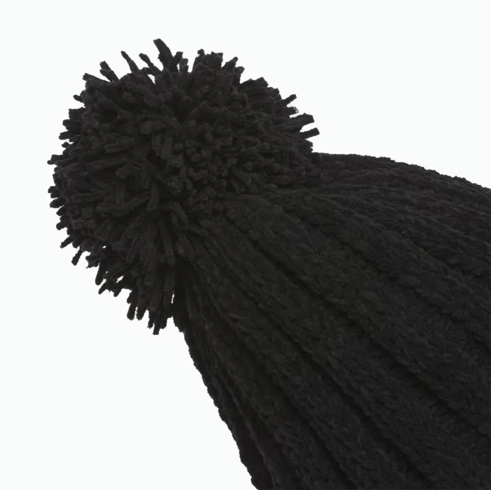 Adidas Women's Chenille Cableknit Pom Golf Beanie - Image 4