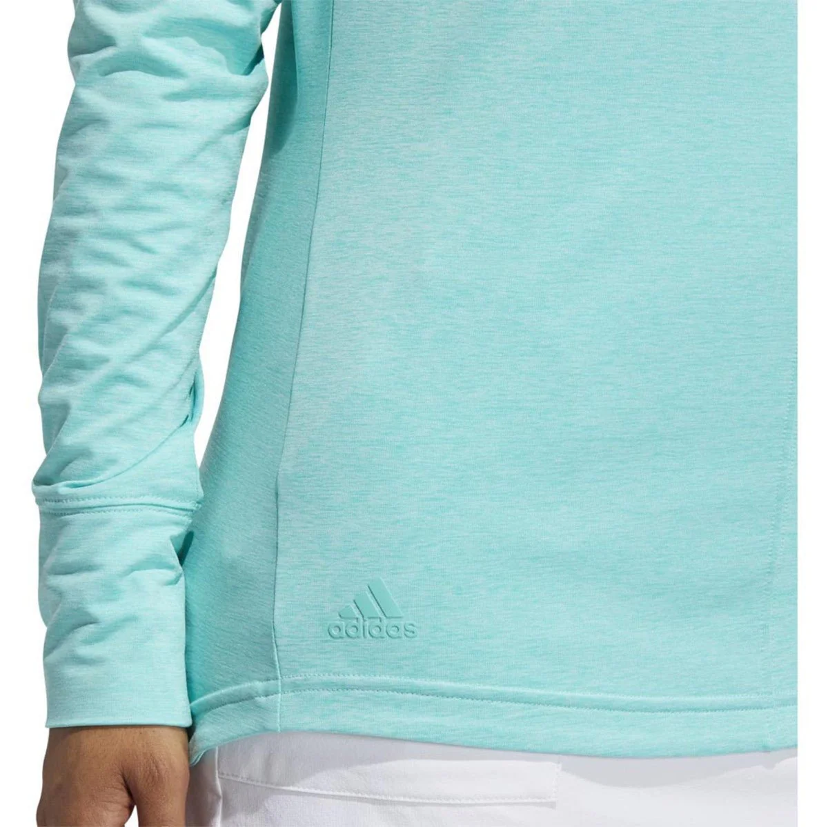 Adidas Women's Essentials Heathered Golf Hoodie - Image 10