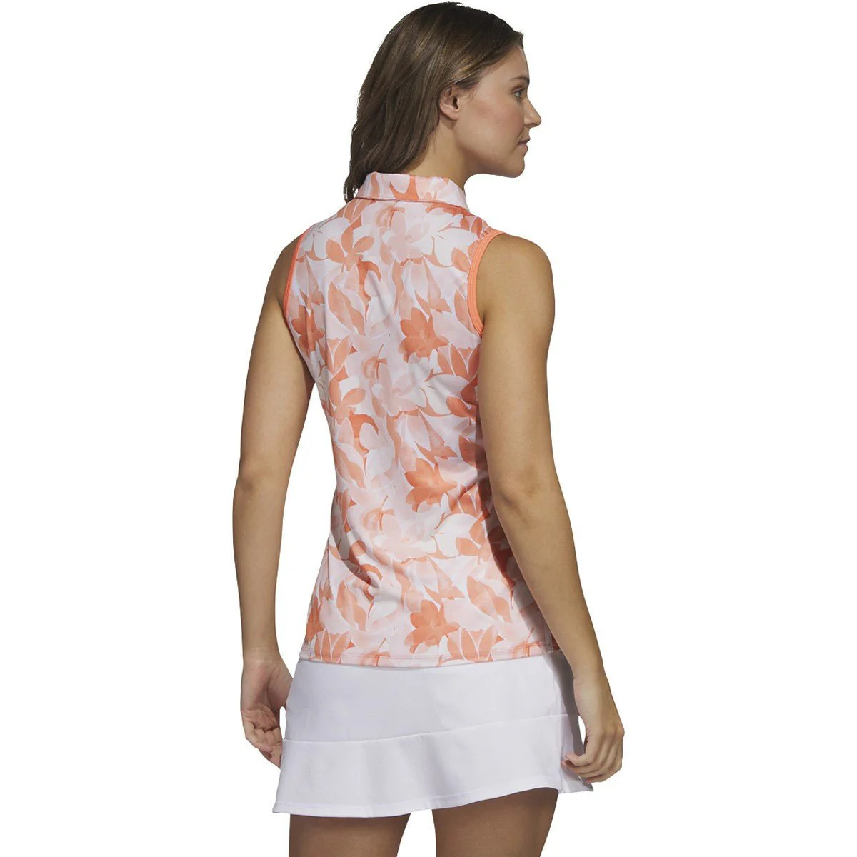 Adidas Women's Floral Sleeveless Polo - Image 3