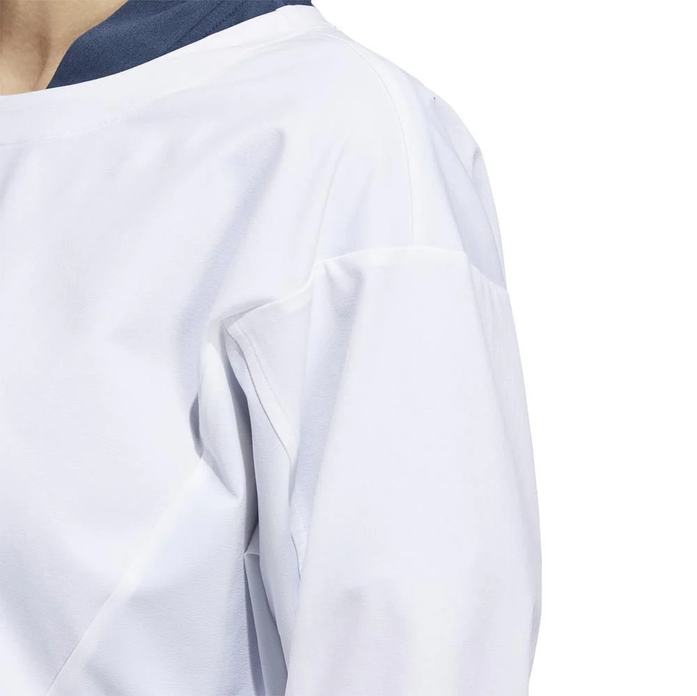 Adidas Women's Go-To Knit Woven Golf Pullover - Image 3