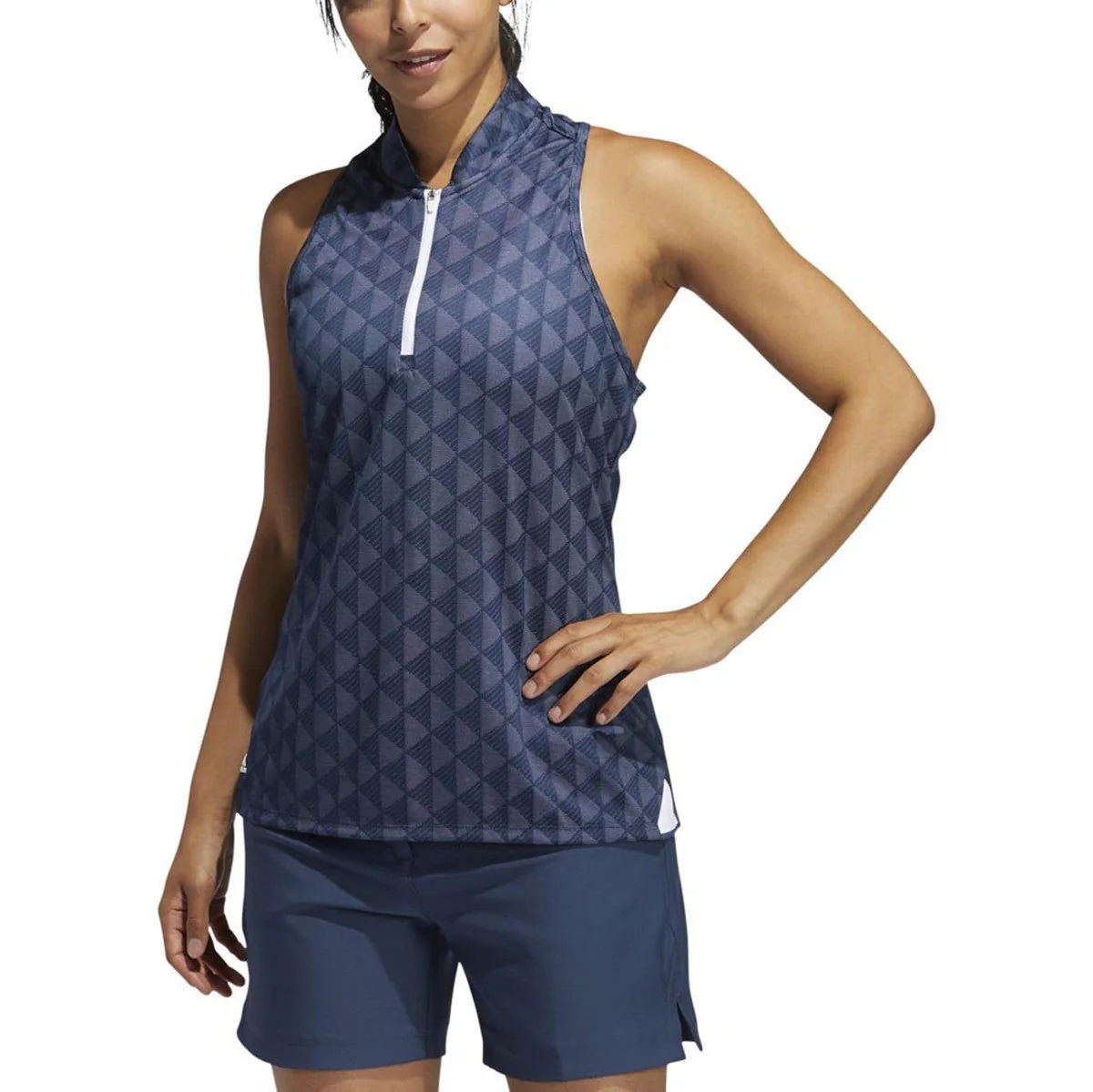 Adidas Women's HEAT.RDY Racerback Sleeveless Polo - Image 6