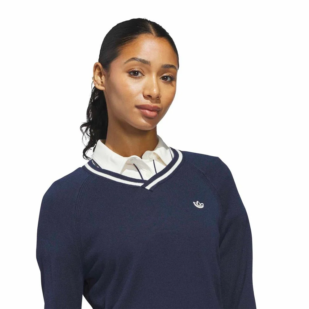 Adidas Women's Originals Cashmere Blend Golf Sweater - Image 9