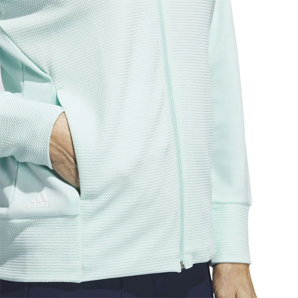 Adidas Women's Textured Full-Zip Golf Jacket - Image 21