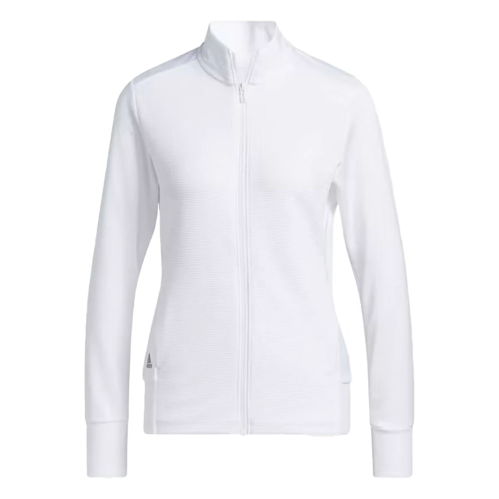 Adidas Women's Textured Full-Zip Golf Jacket - Image 5