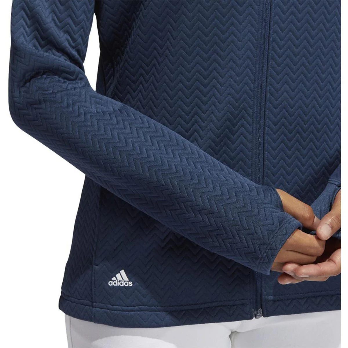 Adidas Women's Textured Layer Jacket - Image 11