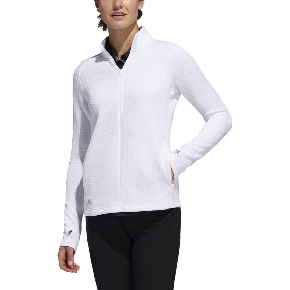 Adidas Women's Textured Layer Jacket - Image 17
