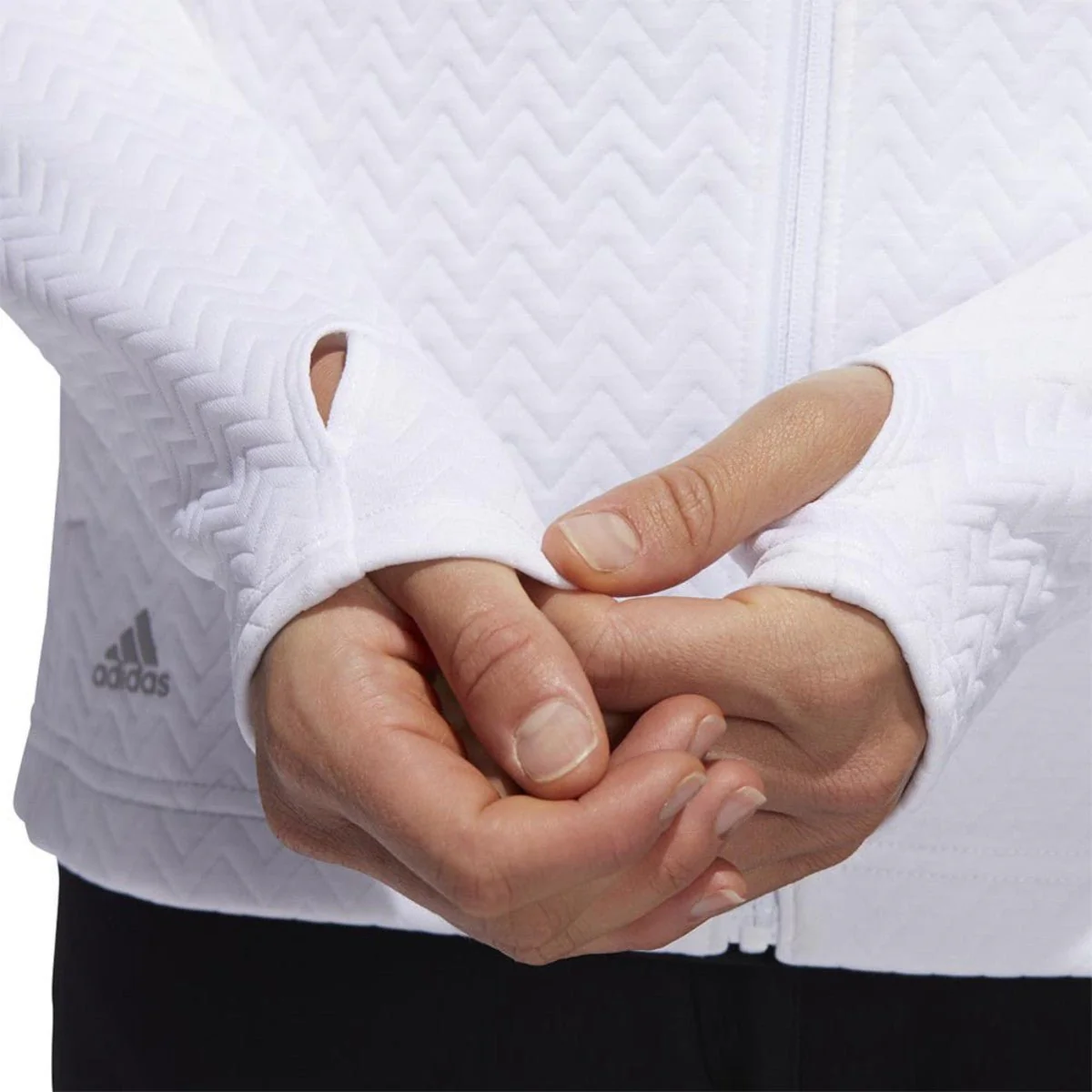 Adidas Women's Textured Layer Jacket - Image 19