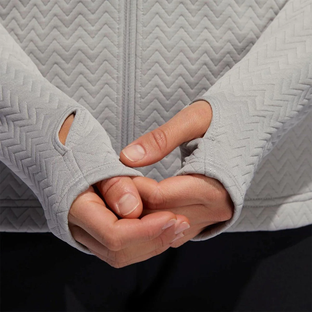 Adidas Women's Textured Layer Jacket - Image 3