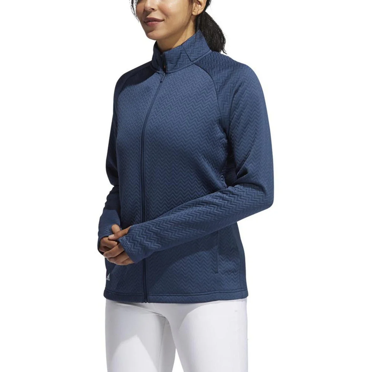 Adidas Women's Textured Layer Jacket - Image 9