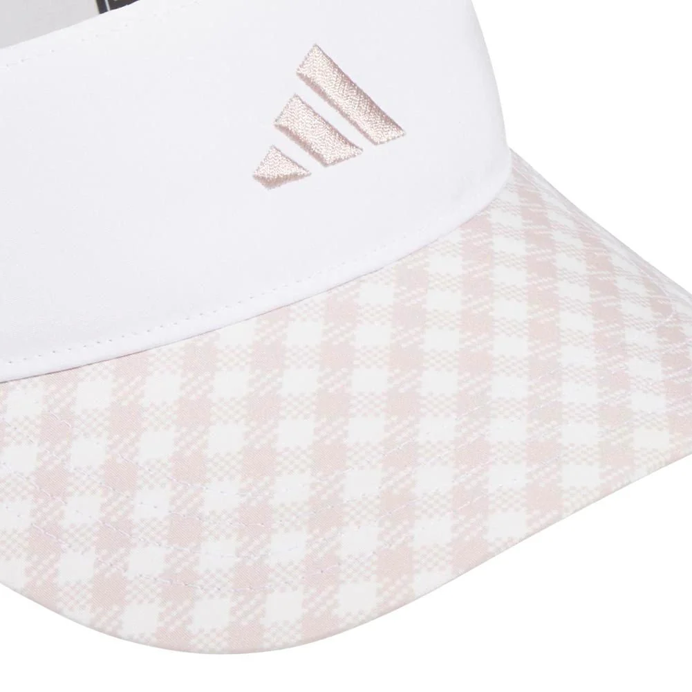 Adidas Women's Tour Gingham Golf Visor - Image 3