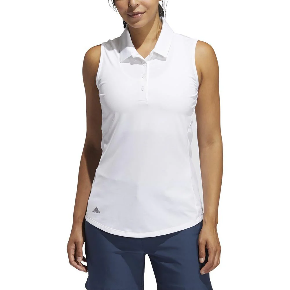 Adidas Women's Ultimate 365 Solid Sleeveless Golf Polo - Image 10