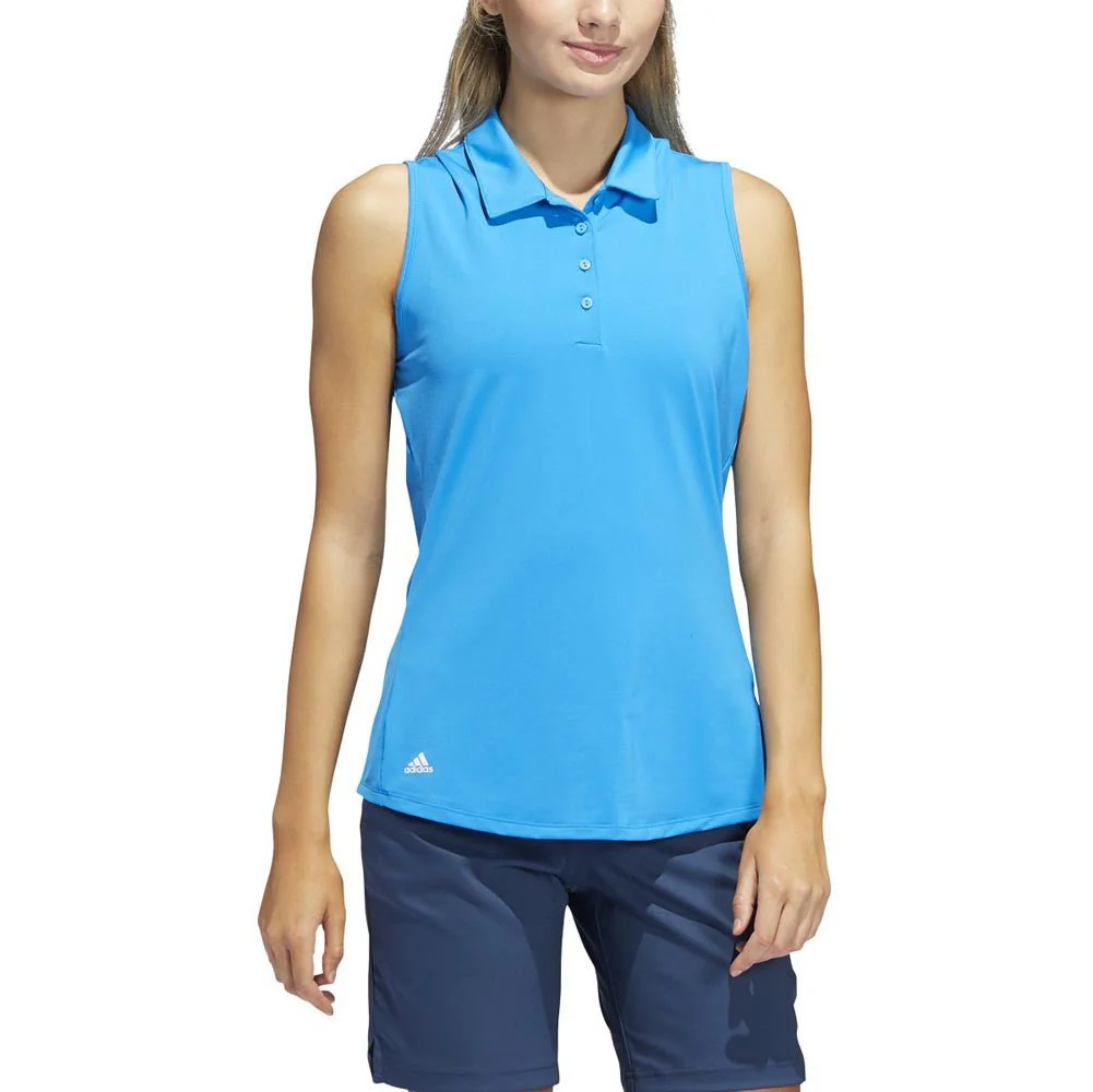 Adidas Women's Ultimate 365 Solid Sleeveless Golf Polo - Image 5