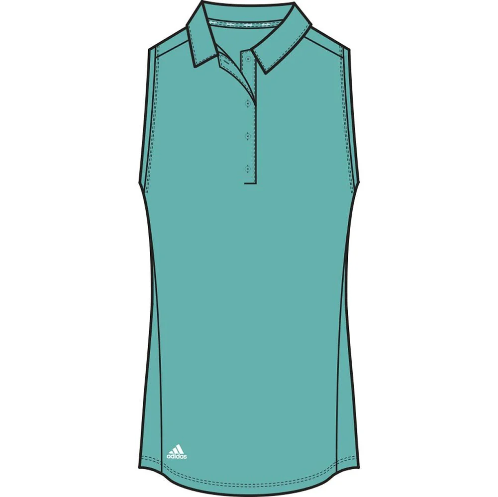 Adidas Women's Ultimate 365 Solid Sleeveless Golf Polo - Image 9