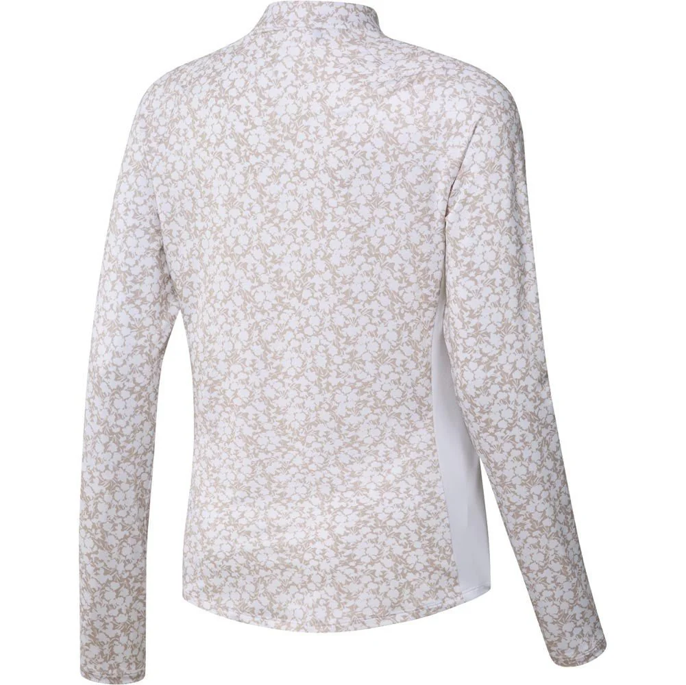 Adidas Women's Ultimate365 Golf Printed 1/4 Zip Mock - Image 9