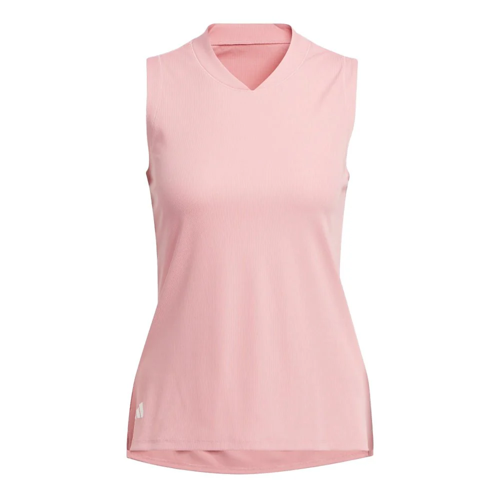 Adidas Women's Ultimate365 Low-Crew Mock Neck Sleeveless Golf Polo - Image 6