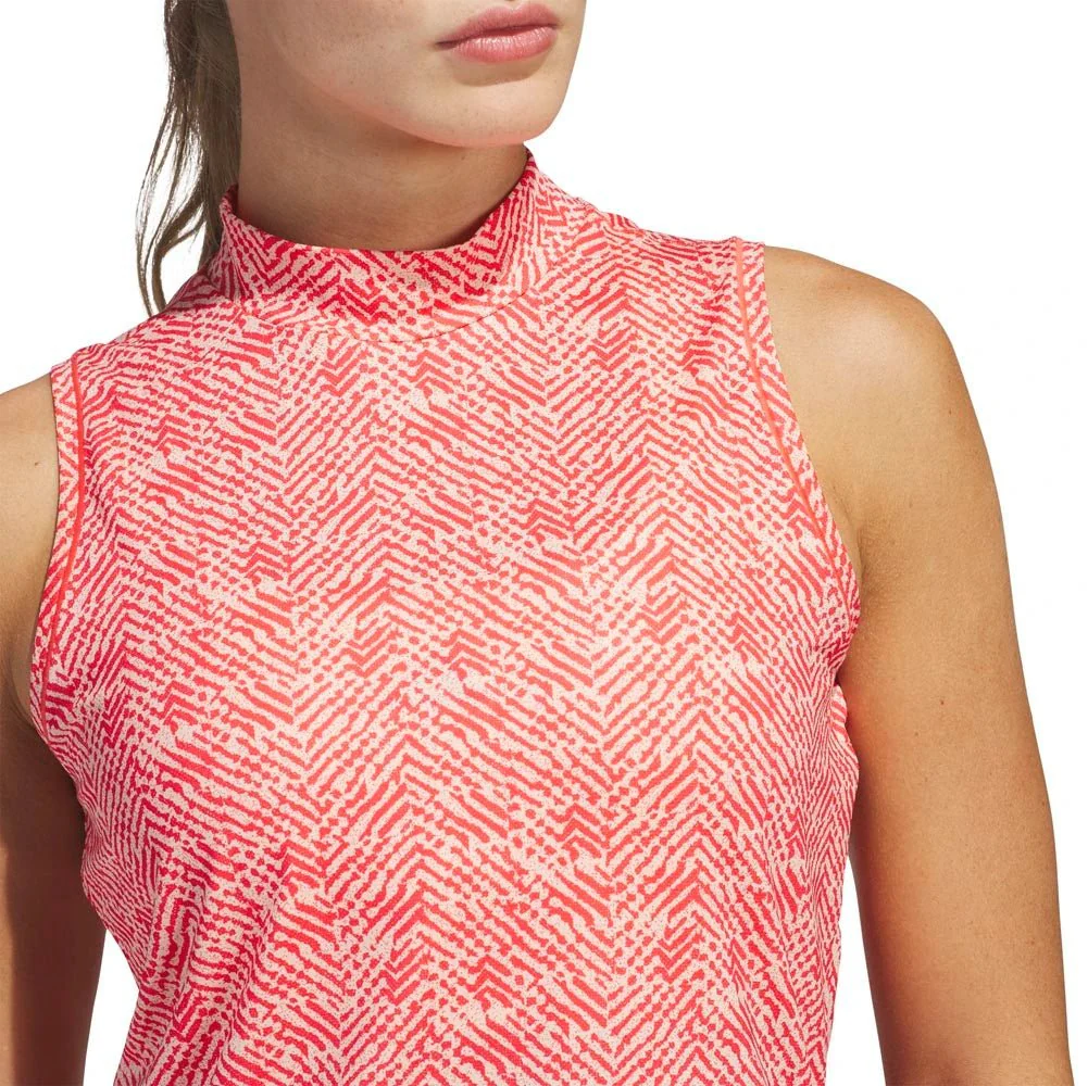 Adidas Women's Ultimate365 Mock Neck Golf Polo - Image 4