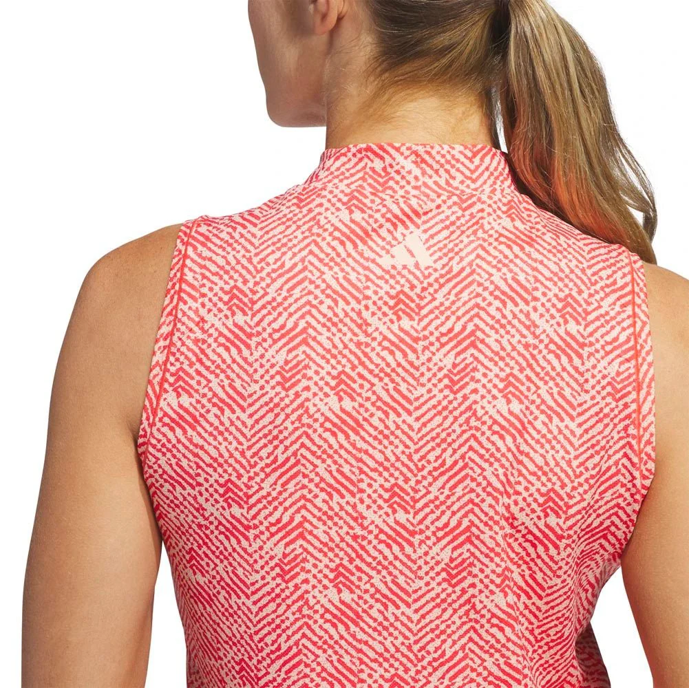 Adidas Women's Ultimate365 Mock Neck Golf Polo - Image 5