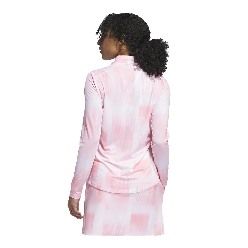 Adidas Women's Ultimate365 Printed 1/4 Zip Golf Mock - 2024 - Image 12