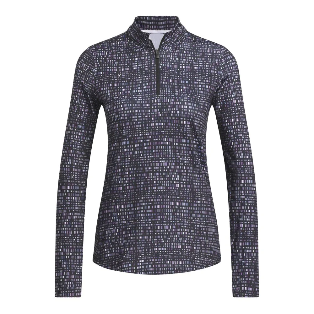 Adidas Women's Ultimate365 Printed 1/4 Zip Golf Mock - 2024 - Image 5