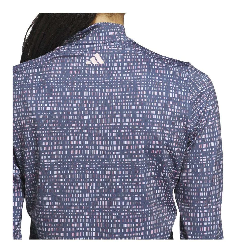 Adidas Women's Ultimate365 Printed 1/4 Zip Golf Mock - 2024 - Image 9