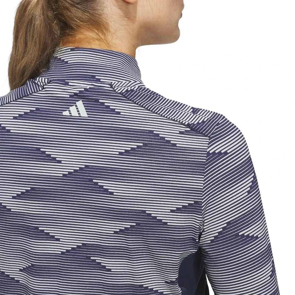 Adidas Women's Ultimate365 Printed Golf 1/4 Zip - Image 4