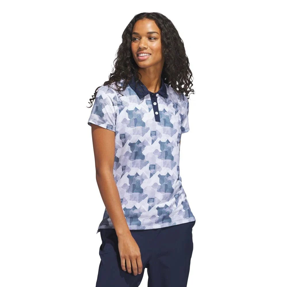 Adidas Women's Ultimate365 Printed Golf Polo - Image 7