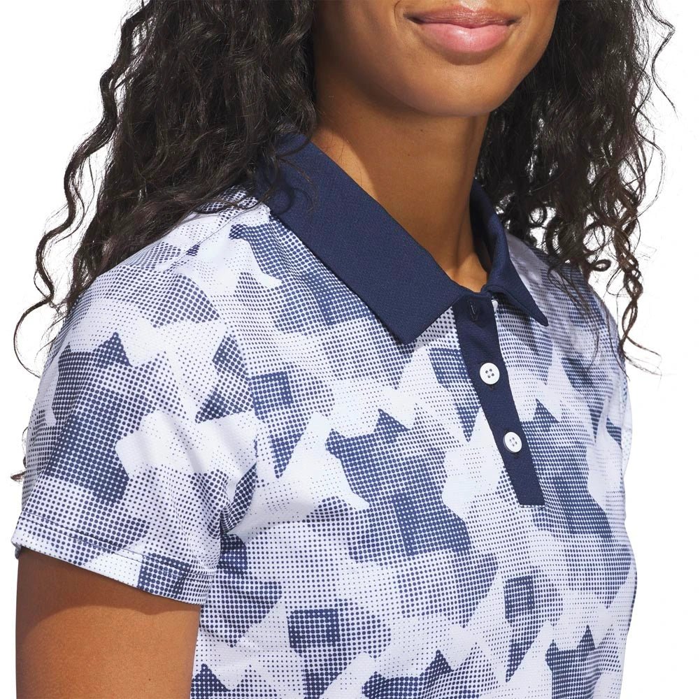 Adidas Women's Ultimate365 Printed Golf Polo - Image 9