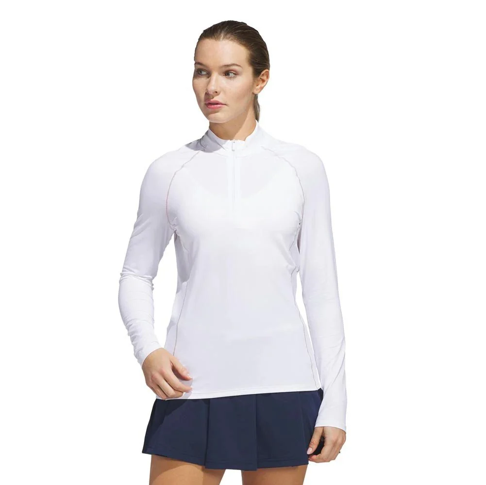 Adidas Women's Ultimate365 Solid Golf 1/4 Zip - Image 2