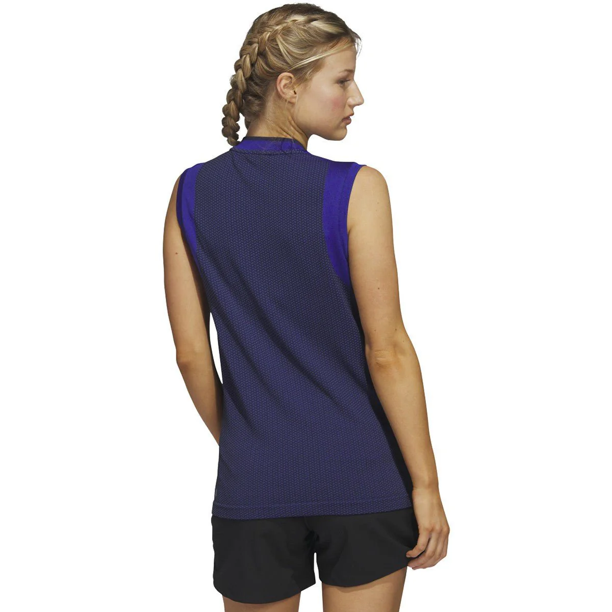 Adidas Women's Ultimate365 Tour Primeknit Sleeveless Polo - Image 2