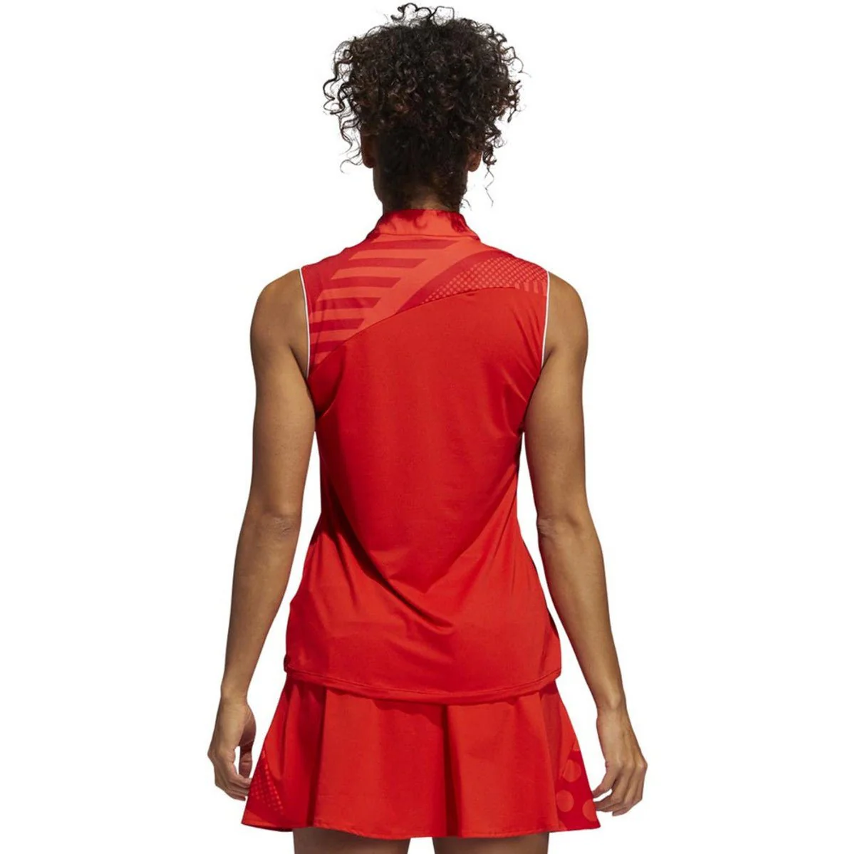 Adidas Women's USA Graphic Sleeveless Polo - Image 2