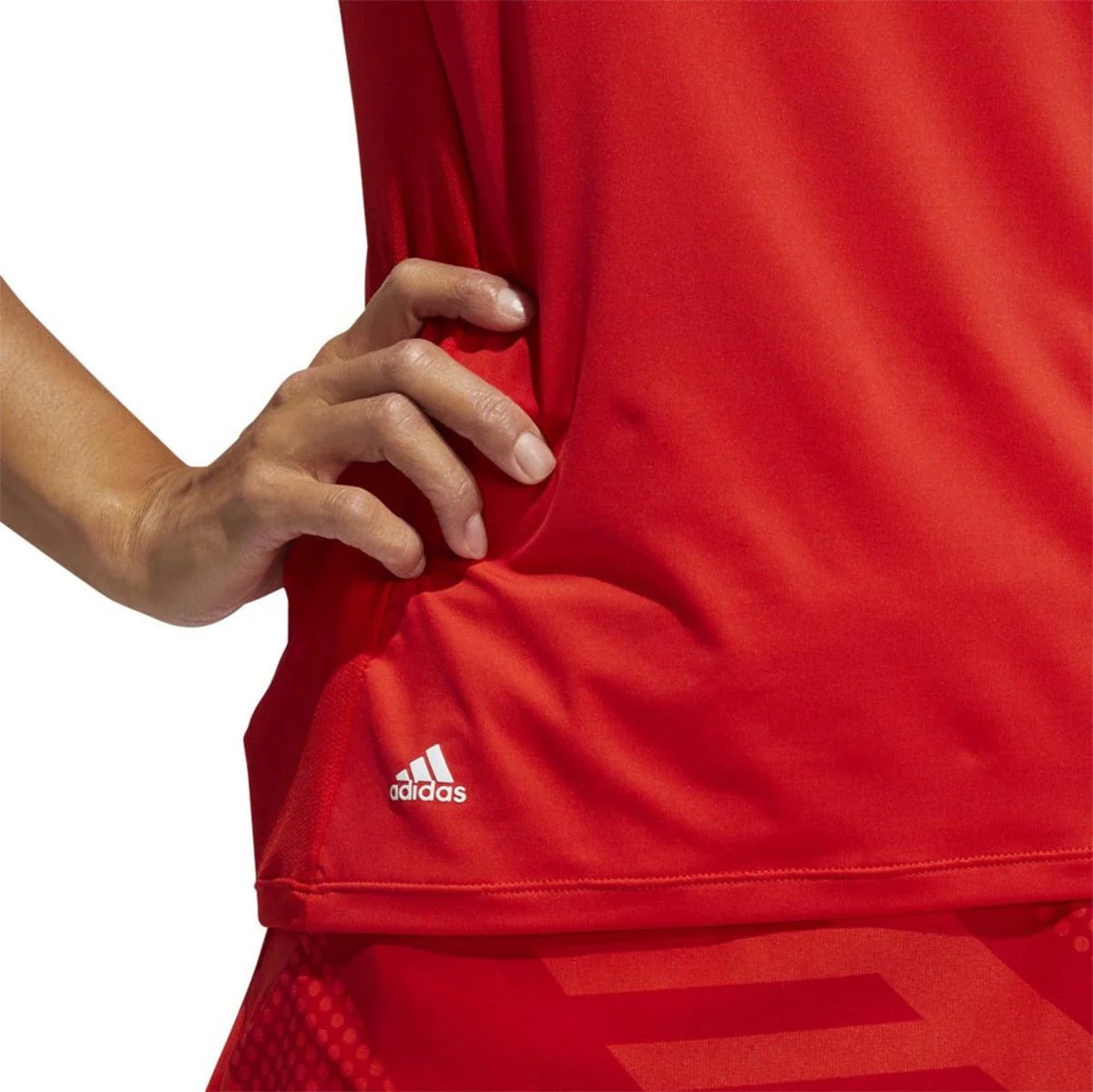 Adidas Women's USA Graphic Sleeveless Polo - Image 3