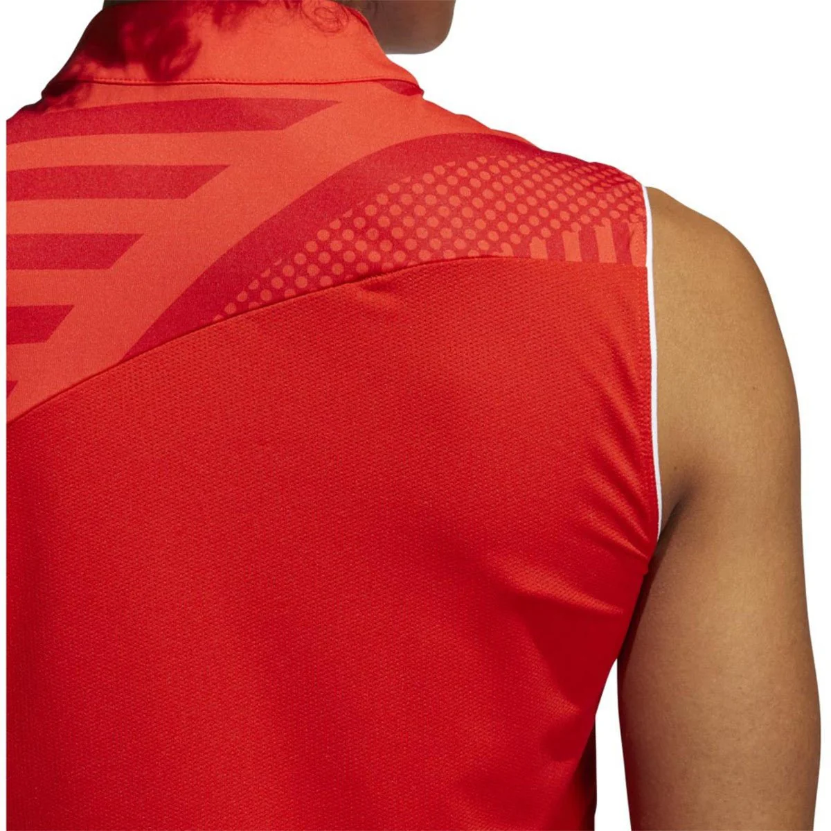 Adidas Women's USA Graphic Sleeveless Polo - Image 5