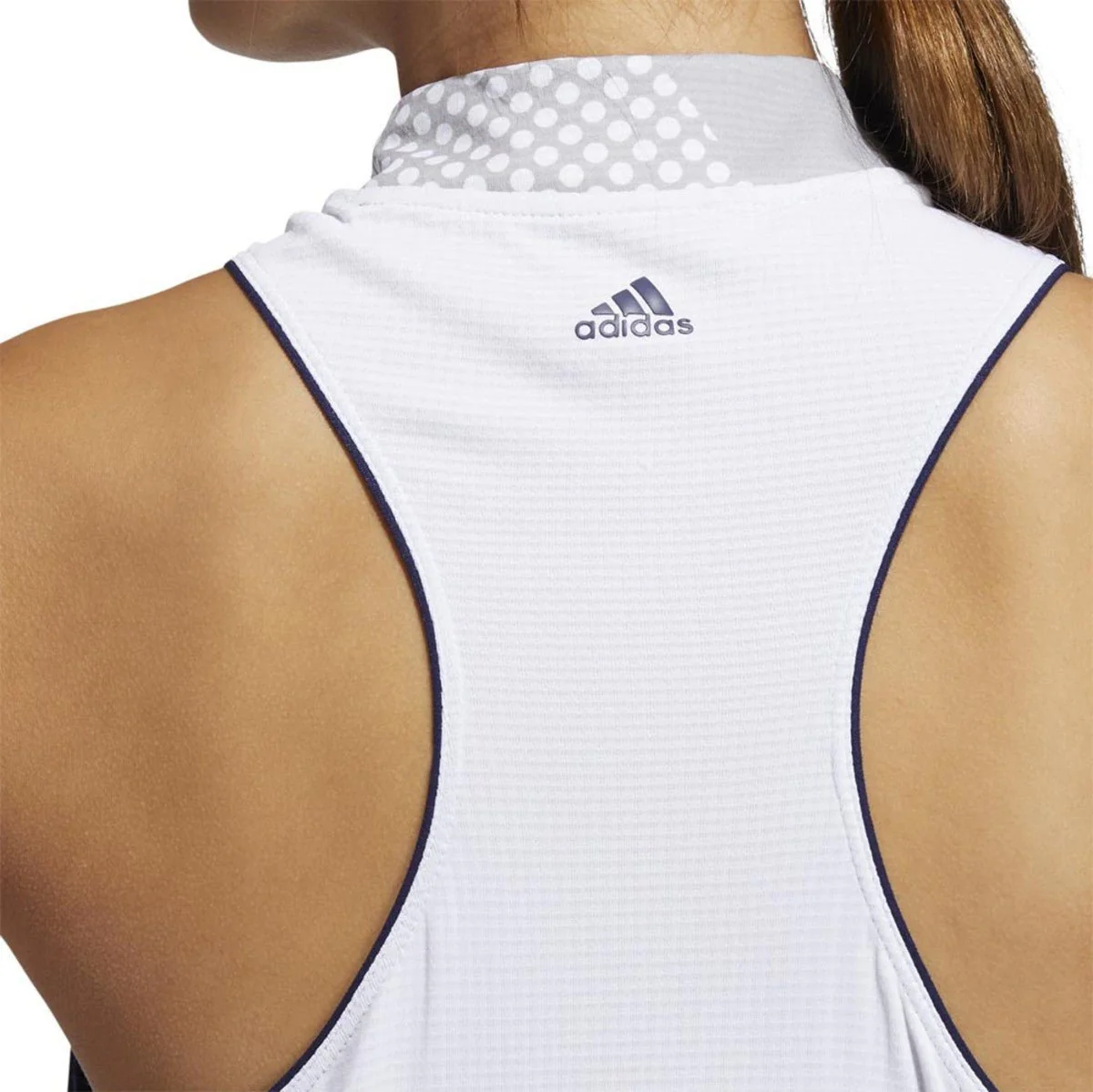 Adidas Women's USA Printed Sleeveless Polo - Image 3