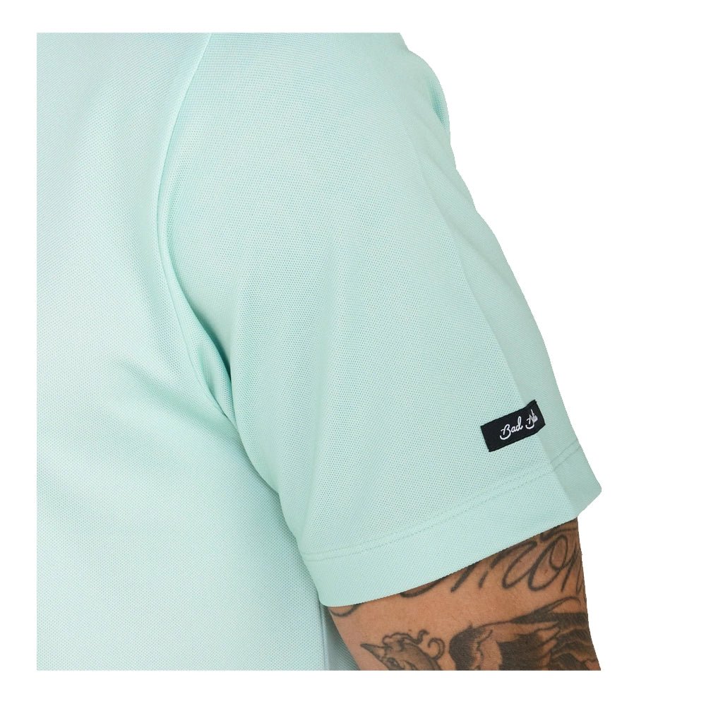 Bad Birdie Mint Pique Golf Polo - Image 5