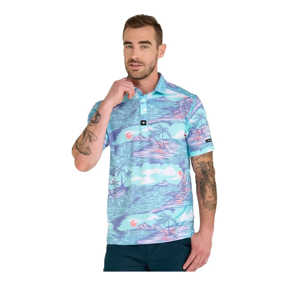 Bad Birdie Pardon The Eruption Golf Polo - Image 2