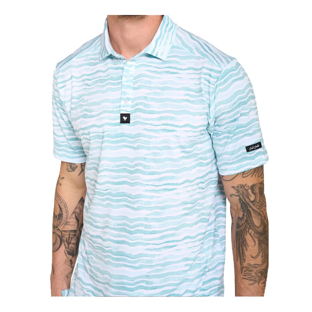 Bad Birdie Rip Drives Mint Golf Polo - Image 4