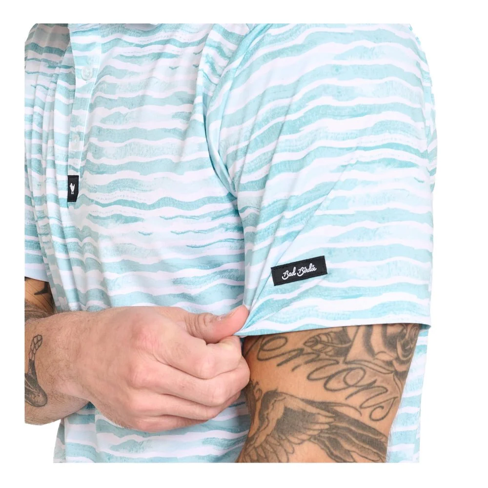 Bad Birdie Rip Drives Mint Golf Polo - Image 5