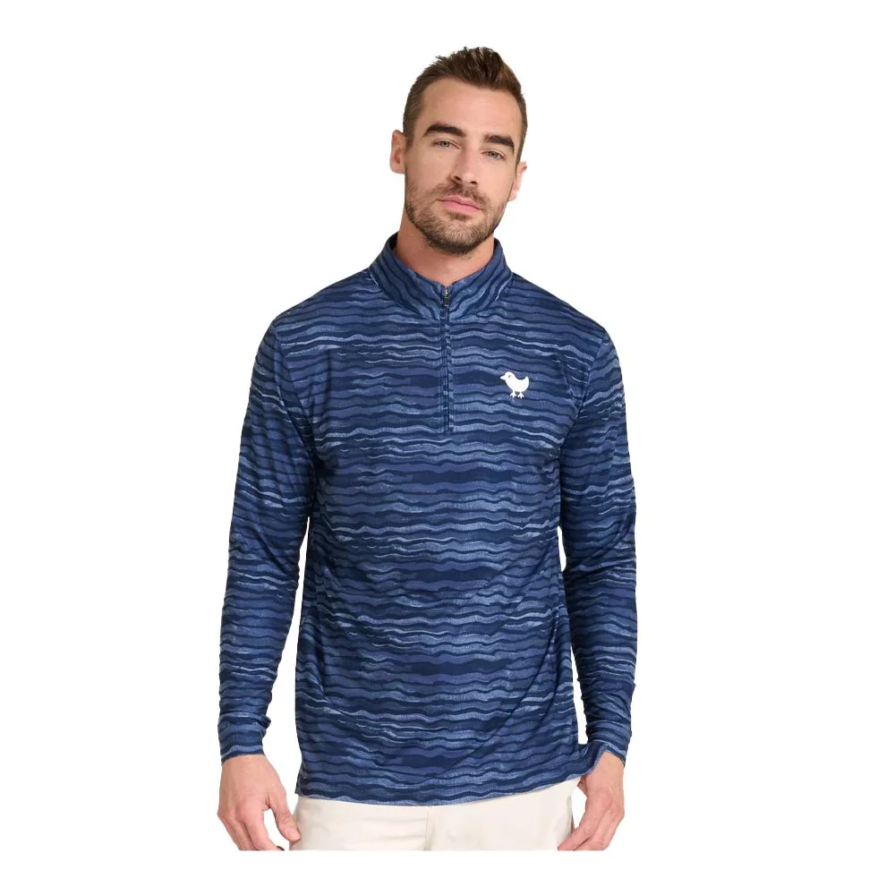 Bad Birdie Rip Drives Navy Golf Quarterzip - Image 2