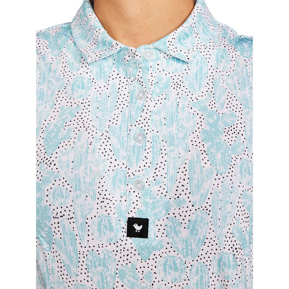 Bad Birdie Women's Cactus Cooler Polo - Image 3