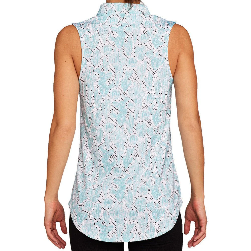 Bad Birdie Women's Cactus Cooler Polo - Image 4