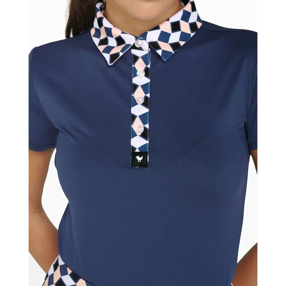 Bad Birdie Women's CheckM8 Polo - Image 3