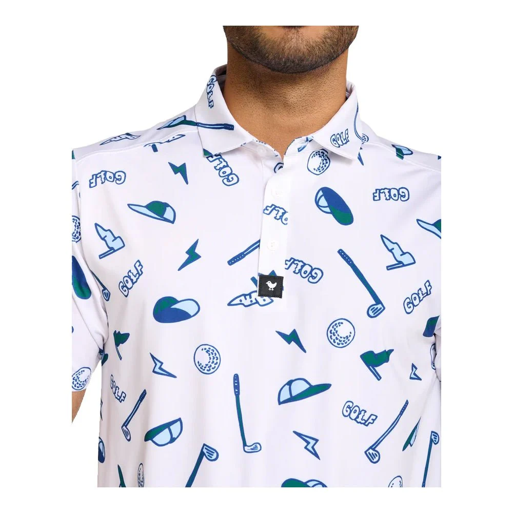 Bad Birdie Yard Sale Golf Polo - Image 3